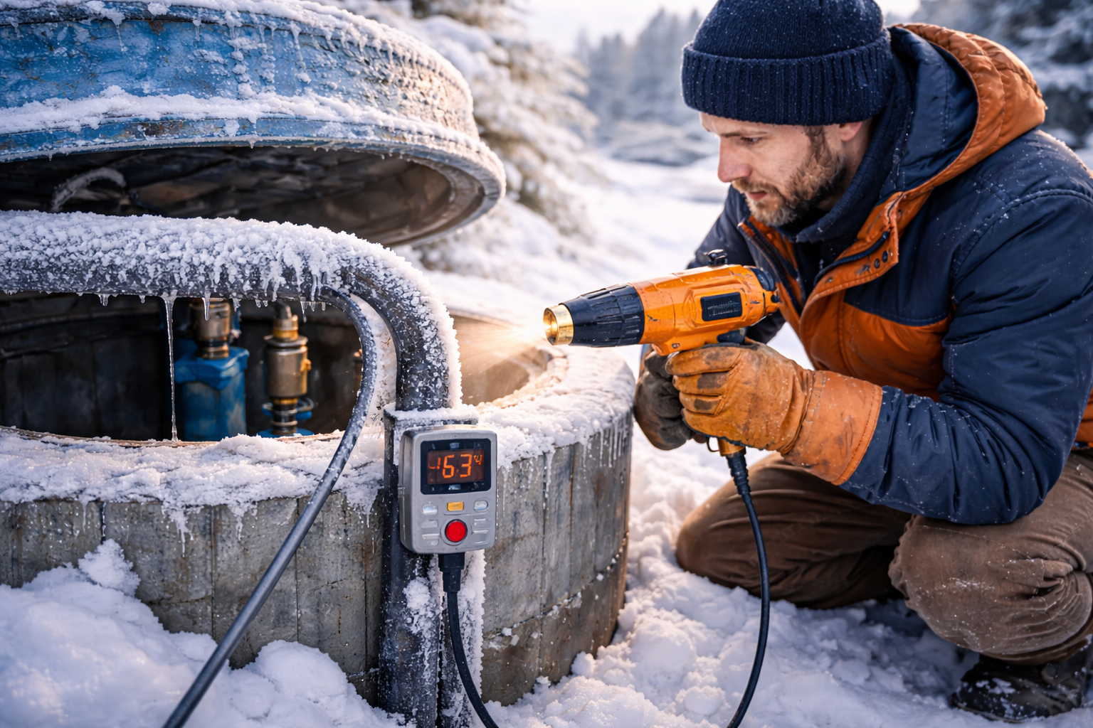 Nezahřívejte potrubí narychlo
